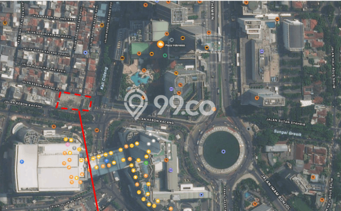 Dijual Tanah di Jakarta Pusat, Luas 2030m2 - Dijual Tanah di Jakarta Pusat, Luas 2030m2 -