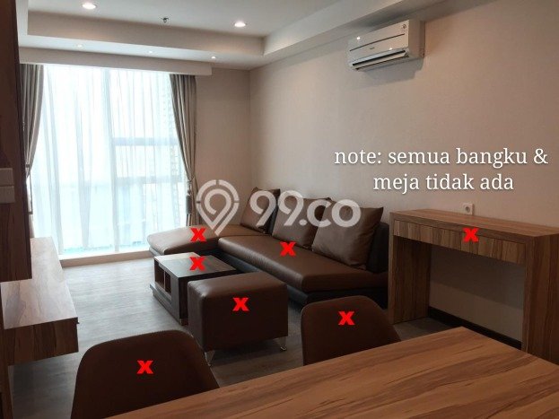 Unit Apartemen Dijual di Kebon Jeruk, Jakarta Barat, dengan 2 Bedroom, 1 Bathroom Unit Apartemen Dijual di Kebon Jeruk, Jakarta Barat, dengan 2 Bedroom, 1 Bathroom
