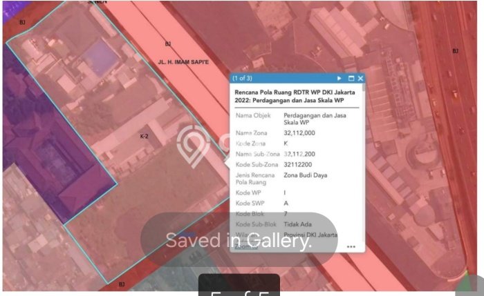 Lahan untuk Dijual di Senen Jakarta Pusat Luas 4241m2 Lahan untuk Dijual di Senen Jakarta Pusat Luas 4241m2