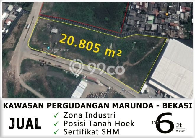 Tanah Kavling di Tarumajaya Dijual dengan Luas 28000m2 Tanah Kavling di Tarumajaya Dijual dengan Luas 28000m2
