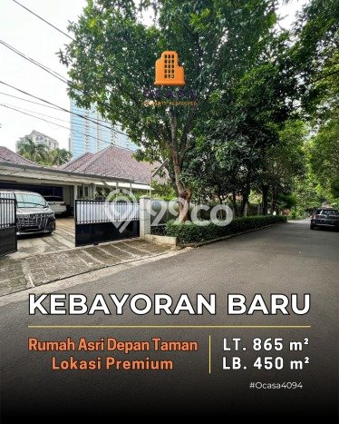 Hunian Mewah Dijual LT 865m2 di Kebayoran Baru, Jakarta Selatan Hunian Mewah Dijual LT 865m2 di Kebayoran Baru, Jakarta Selatan