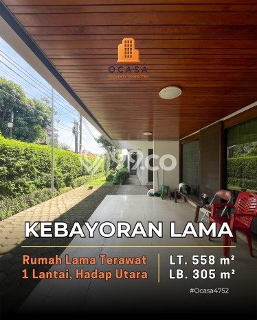 Hunian Eksklusif Dijual LT 558m2 di Kebayoran Lama, Jakarta Selatan Hunian Eksklusif Dijual LT 558m2 di Kebayoran Lama, Jakarta Selatan