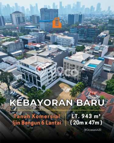 Jarang Ada! Tanah di Kebayoran Baru Punya Luas 934m2 SHM Jarang Ada! Tanah di Kebayoran Baru Punya Luas 934m2 SHM