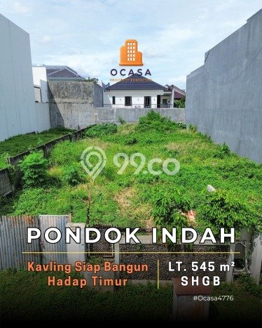 Untuk Dijual Tanah di Jakarta Selatan, Luas 545m2 - Untuk Dijual Tanah di Jakarta Selatan, Luas 545m2 -