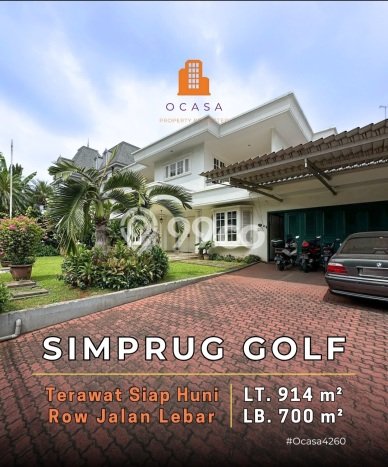 For Sale! Premium House LT 917m2 Desain Modern di Simprug For Sale! Premium House LT 917m2 Desain Modern di Simprug