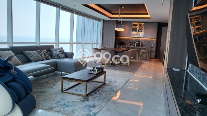 For Rent Apartemen Premium Kawasan Pantai Mutiara, 1 KM, Luas 243m², Best View For Rent Apartemen Premium Kawasan Pantai Mutiara, 1 KM, Luas 243m², Best View