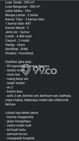 Rumah Modern 3 KT di Buah Batu Bandung Full Furnished Rumah Modern 3 KT di Buah Batu Bandung Full Furnished
