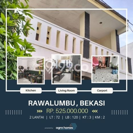 Jual Cepat Bu Rumah 2 Lantai Termurah di Rawa Lumbu Bekasi Jual Cepat Bu Rumah 2 Lantai Termurah di Rawa Lumbu Bekasi