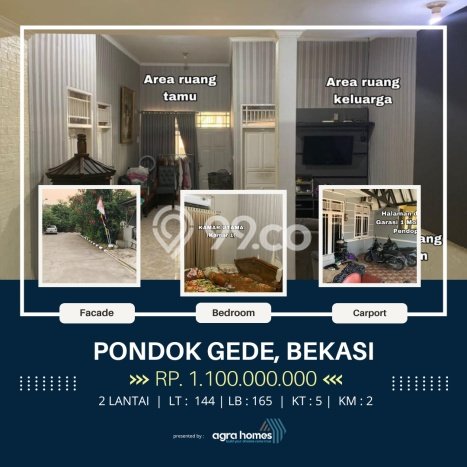 Rumah Strategis Minimalis Lb 165m2 di Bekasi Selatan, Bekasi Rumah Strategis Minimalis Lb 165m2 di Bekasi Selatan, Bekasi