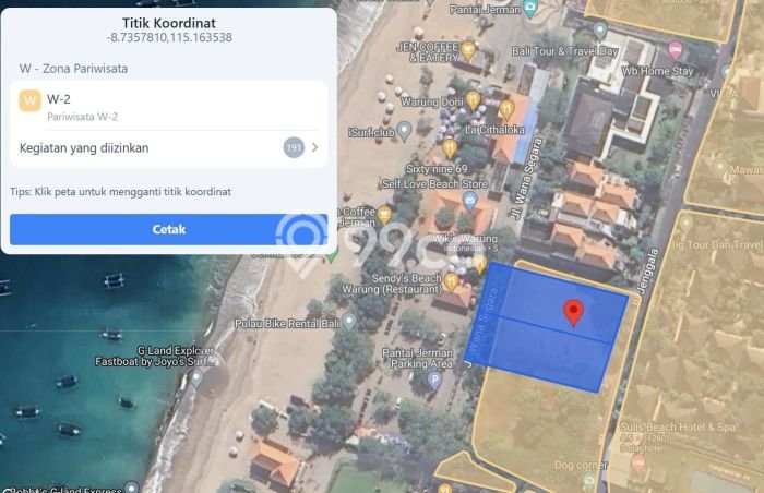 Tanah di Kuta, Luas 2000m², Area Potensial, Dekat Kuta, Badung, Badung Tanah di Kuta, Luas 2000m², Area Potensial, Dekat Kuta, Badung, Badung