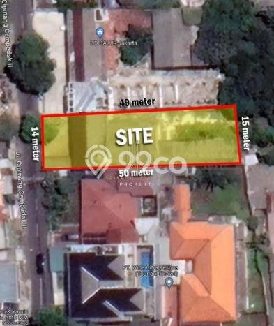 Untuk Dijual Tanah di Jakarta Timur, Luas 724m2 - Untuk Dijual Tanah di Jakarta Timur, Luas 724m2 -