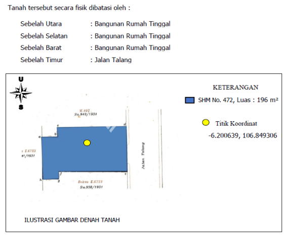 Dijual Rumah Premium dengan Fasilitas Sekitar Lengkap di Menteng, Jakarta Pusat Dijual Rumah Premium dengan Fasilitas Sekitar Lengkap di Menteng, Jakarta Pusat