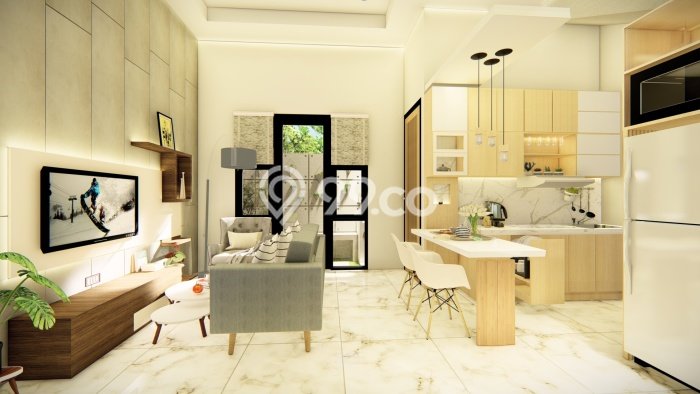 Rumah baru dua lantai ready di Depok Rumah baru dua lantai ready di Depok