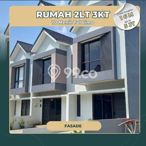 Rumah Baru Ready di Limo Depok, Selangkah ke Cinere.. Rumah Baru Ready di Limo Depok, Selangkah ke Cinere..