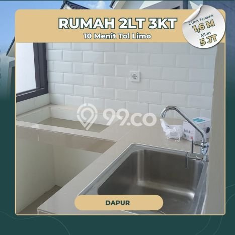 Rumah Baru Ready di Limo Depok, Selangkah ke Cinere.. Rumah Baru Ready di Limo Depok, Selangkah ke Cinere..