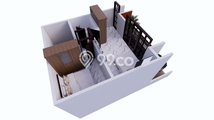 Rumah Modern 3 KT di Setu Jakarta Timur Semi Furnished Rumah Modern 3 KT di Setu Jakarta Timur Semi Furnished