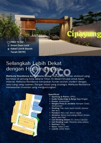 Dijual Rumah Minimalis Bagus Punya 3 KT di Cipayung Jakarta Timur SHM Dijual Rumah Minimalis Bagus Punya 3 KT di Cipayung Jakarta Timur SHM