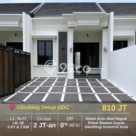 Hunian Cantik Minimalis Lb 50m2 di Cilodong, Depok Hunian Cantik Minimalis Lb 50m2 di Cilodong, Depok
