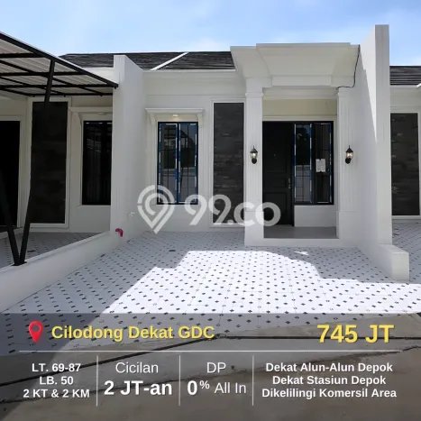 Hunian Cantik Modern Lb 50m2 di Cilodong, Depok Hunian Cantik Modern Lb 50m2 di Cilodong, Depok