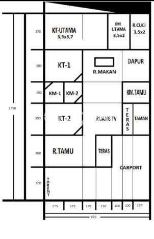 Rumah 3 KT 4 KM Luas Tanah 180m2m², LB 160m2m² di Margahayu, Bandung Rumah 3 KT 4 KM Luas Tanah 180m2m², LB 160m2m² di Margahayu, Bandung