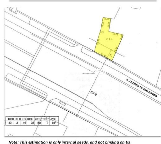 Tanah Kosong Dijual di Jakarta Selatan dengan Area 734m2 Tanah Kosong Dijual di Jakarta Selatan dengan Area 734m2