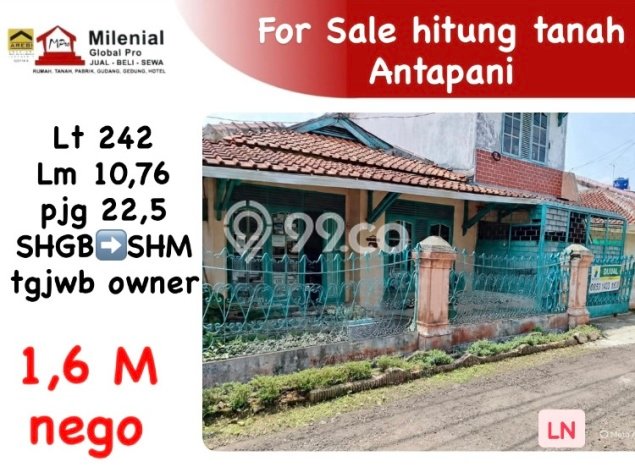 Rumah 4 KT di Antapani, Dekat Antapani, Bandung, Bandung Rumah 4 KT di Antapani, Dekat Antapani, Bandung, Bandung