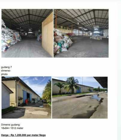 Gudang Strategis Kawasan Kemiri, Luas 18000m², Jalan Mainroad, Ramai Gudang Strategis Kawasan Kemiri, Luas 18000m², Jalan Mainroad, Ramai