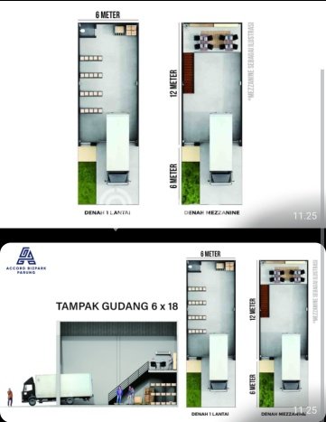 Unit Gudang Dijual di Gunung Sindur Bogor Luas Bangunan 108m2 Unit Gudang Dijual di Gunung Sindur Bogor Luas Bangunan 108m2