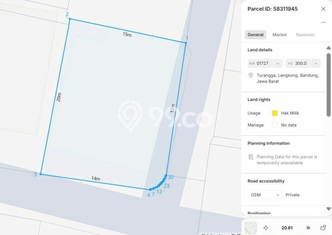 AREA PROSPEKTIF! Tanah di Turangga, Luas 300m², Dekat Fasilitas Umum AREA PROSPEKTIF! Tanah di Turangga, Luas 300m², Dekat Fasilitas Umum