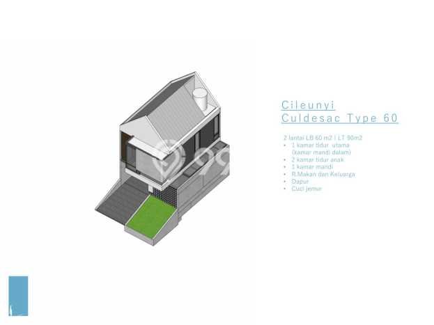 Rumah Strategis Minimalis Lb 60m2 di Cileunyi, Bandung Rumah Strategis Minimalis Lb 60m2 di Cileunyi, Bandung