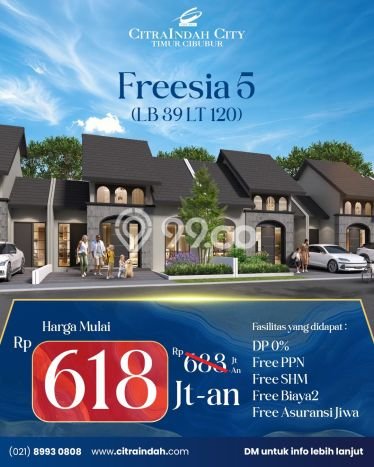 Rumah Strategis Minimalis Lb 39m2 di Cileungsi, Bogor Rumah Strategis Minimalis Lb 39m2 di Cileungsi, Bogor
