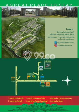 Jual Rumah Harga Miring Salaman Punya 2 KT & LT 80m2 Jual Rumah Harga Miring Salaman Punya 2 KT & LT 80m2