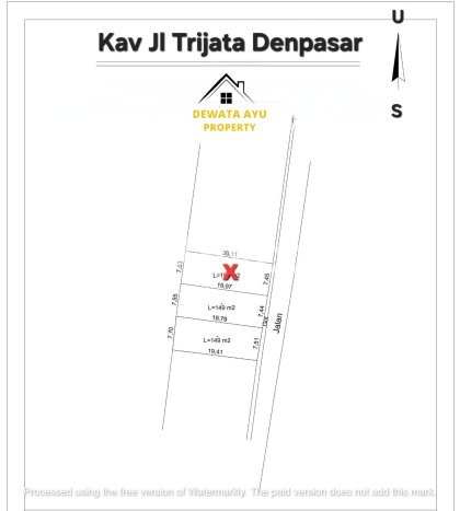 Lahan Strategis di Denpasar Timur Dijual dengan Luas 149m2 Lahan Strategis di Denpasar Timur Dijual dengan Luas 149m2