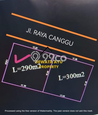Tanah Kavling Dijual di Badung dengan Spesifikasi 290m2 Tanah Kavling Dijual di Badung dengan Spesifikasi 290m2