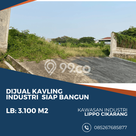 Tanah Kavling di Lippo Cikarang Dijual dengan Luas 3100m2 Tanah Kavling di Lippo Cikarang Dijual dengan Luas 3100m2