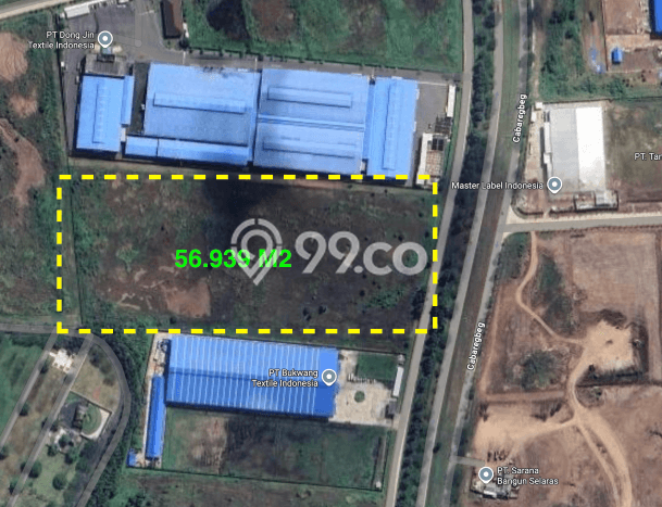 Tanah Lokasi Strategis di Karawang Barat, Luas 56939m2m², Dekat ke Pusat Kota Tanah Lokasi Strategis di Karawang Barat, Luas 56939m2m², Dekat ke Pusat Kota