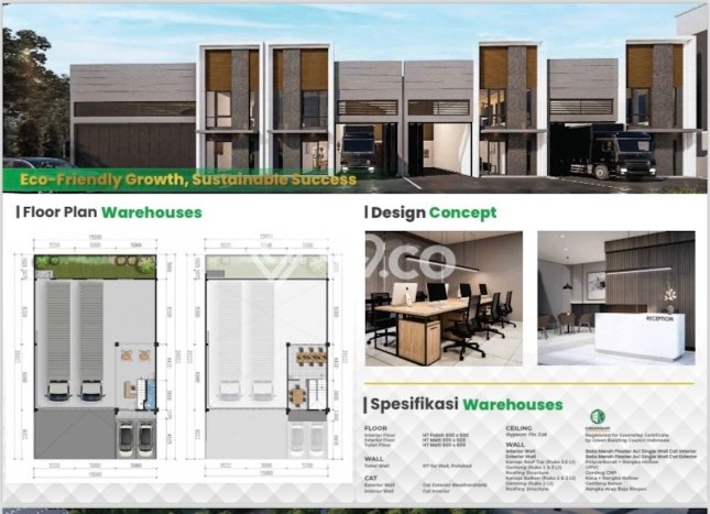 Unit Gudang Dijual di Lippo Cikarang Cikarang 325m2 Unit Gudang Dijual di Lippo Cikarang Cikarang 325m2