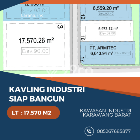 Tanah untuk Dijual Lokasi Jakarta Garden City, Jakarta Timur Luas 17500m2 - Tanah untuk Dijual Lokasi Jakarta Garden City, Jakarta Timur Luas 17500m2 -