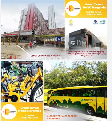 Hunian Apartemen Strategis untuk Dijual di Depok dengan 2 Kamar Hunian Apartemen Strategis untuk Dijual di Depok dengan 2 Kamar