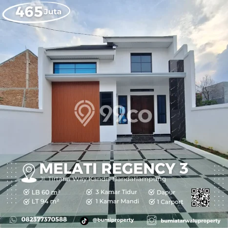 Rumah Minimalis Dijual Lokasi Tanjung Senang 3 Kamar dengan Luas Tanah 111m2 Rumah Minimalis Dijual Lokasi Tanjung Senang 3 Kamar dengan Luas Tanah 111m2