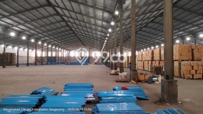 Gudang disewakan di Balaraja Tangerang dengan luas bangunan 5520m2 Gudang disewakan di Balaraja Tangerang dengan luas bangunan 5520m2