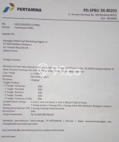 Komersial Dijual di Bandung LT 1648m2 & LB 250m2 Lokasi Terbaik! Komersial Dijual di Bandung LT 1648m2 & LB 250m2 Lokasi Terbaik!