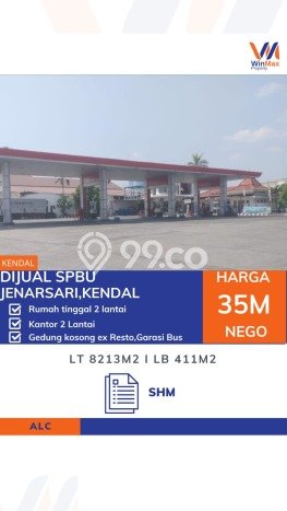 Komersial Strategis di Kendal, Luas 411m2m², Lokasi Mainroad Komersial Strategis di Kendal, Luas 411m2m², Lokasi Mainroad