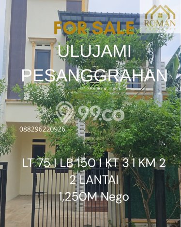 Rumah Modern 3 KT LT 75m2 di Ulujami Rumah Modern 3 KT LT 75m2 di Ulujami
