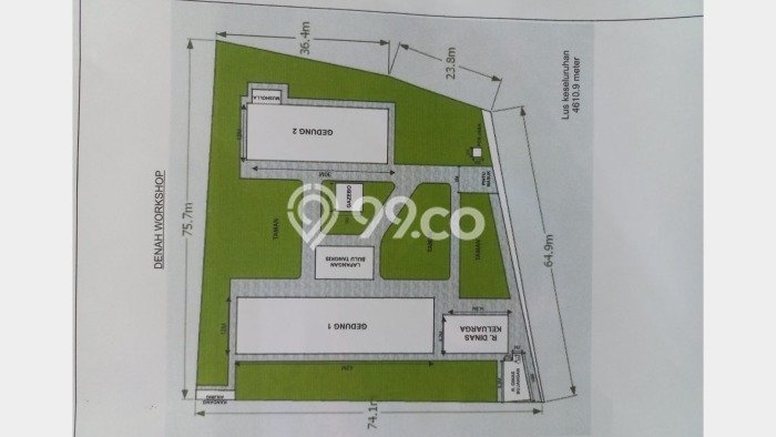 Tanah untuk Dijual di Jatisampurna Bekasi Luas 4635m2 Tanah untuk Dijual di Jatisampurna Bekasi Luas 4635m2