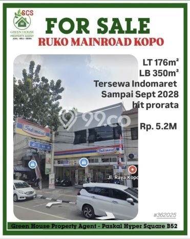 Unit Ruko Dijual di Bandung LT 176m2 & LB 350m2 Unit Ruko Dijual di Bandung LT 176m2 & LB 350m2