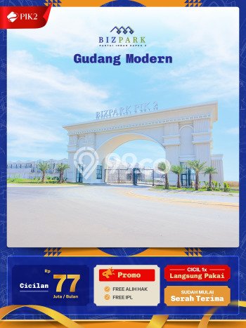 Unit Gudang Disewakan di Teluk Naga di Area Ramai & Strategis Unit Gudang Disewakan di Teluk Naga di Area Ramai & Strategis