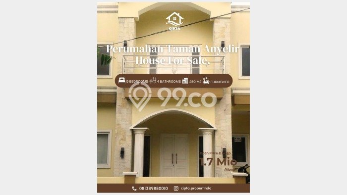 Rumah Minimalis 5 Kamar LT 156m2 di Cikokol Rumah Minimalis 5 Kamar LT 156m2 di Cikokol