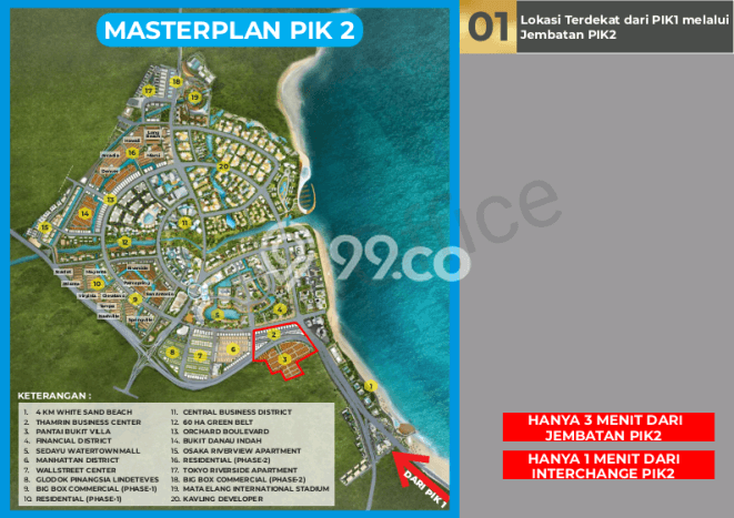 Tanah di Pantai Indah Kapuk, Luas 1200m2m², Dekat Fasilitas, Cocok untuk Perumahan Tanah di Pantai Indah Kapuk, Luas 1200m2m², Dekat Fasilitas, Cocok untuk Perumahan