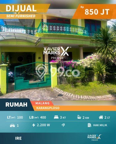 Jual Rumah Bagus Siap Huni LB 180m2 di Karangploso, Malang Jual Rumah Bagus Siap Huni LB 180m2 di Karangploso, Malang